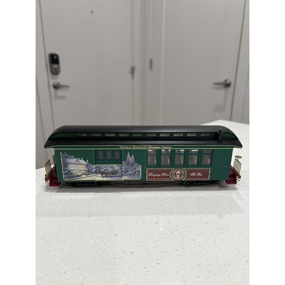 Thomas Kinkade Christmas Express‎ Bringing Home The Tree Train Car - Picture 1 of 5